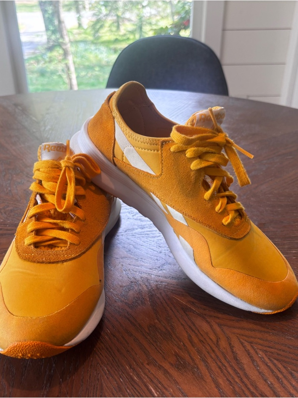Reebok DMX Foam Sneakers women 8.5 Yellow Gold Running  Casual Lightweight - Picture 5 of 11